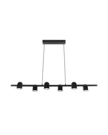 IOS * LÁMPARA LINEAL 6L*GU10 NEGRA